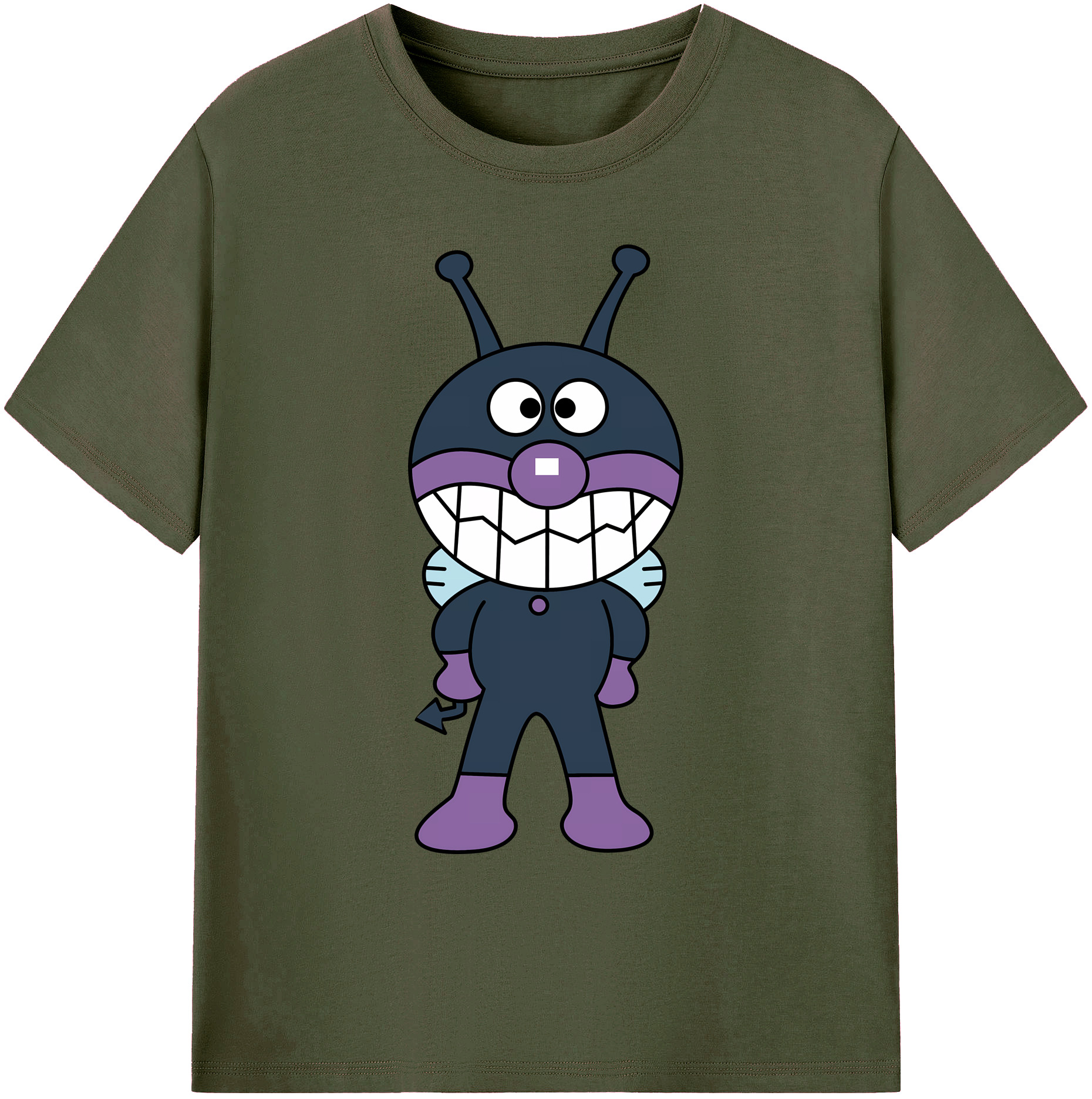 （画像用） アンパンマン Anpanman 綿100％ メンズ半袖Tシャツ｜肌触りやわらか＆通気性